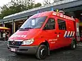 Camion de désincarcération typique des pompiers belges. Ici, celui de Bouillon (zone de secours Luxembourg).
