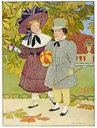 Illustration pour Le costume des enfants au XIXe&nbsp;siècle (1904).