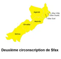 Carte de la circonscription.
