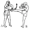 3.2 - Deflection (action de déviation du front-kick)
