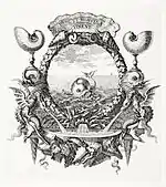 L’Eau : Hunc et monstra timent Graveur :Sébastien Le Clerc (1637-1714)France D'après l'œuvre de Jacques Bailly (1629-1679)France Série : Devise des tapisseries du Roy, les Quatre éléments. Série en 16 planches.Provenance : Cabinet du Roi Technique : Eau-forte et burin Dimension de la feuille de papier : H. 33 L. 25&nbsp;cm Dimension du cuivre : H. 25,6 L. 18,9&nbsp;cm