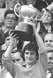 Didier Codorniou, vainqueur de la coupe de France de rugby 1985.