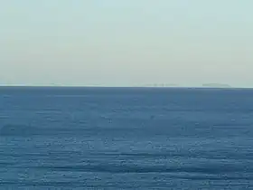 Vue des Dionysades depuis Sitía.