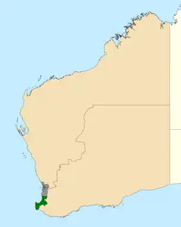 Carte de la circonscription.