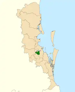 Carte de la circonscription.