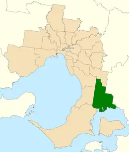 Carte de la circonscription.