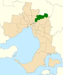 Carte de la circonscription.