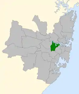 Carte de la circonscription.