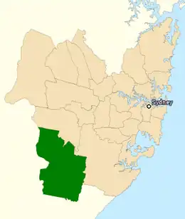 Carte de la circonscription.