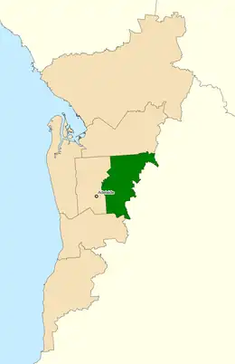 Carte de la circonscription.