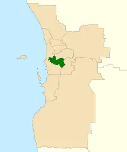 Carte de la circonscription.