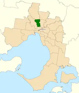 Carte de la circonscription.