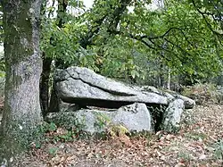 Le dolmen de Guidfoss, nommé aussi "En-er-huennou d'Endiass".