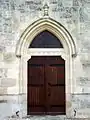 Le portail de l'église (juin&nbsp;2013)