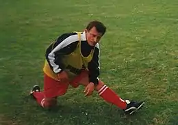 Dorinel Munteanu à l'entraînement au 1.FC Cologne