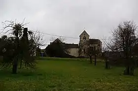 En bordure de village.