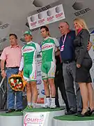 L'équipe Sojasun est première du classement par équipes.