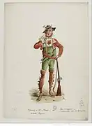 Costume de Barbavano pour Les Brigands de Jacques Offenbach