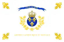 Drapeau de régiment vendéen.