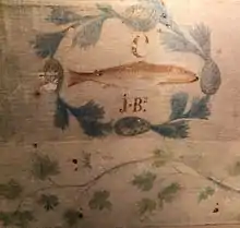 Drapeau des patriotes de Saint-Eustache, 1837 (détail photo)