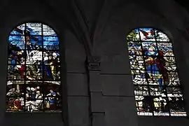 Détail du transept sud  typique du gothique des temps modernes (XVIIe&nbsp;siècle).