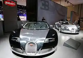 Deux Bugatti Veyron en 2009