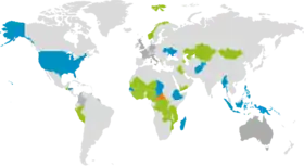 Carte de l'organisation