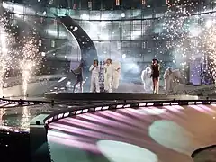 Elnur Hüseynov & Samir Javadzadeh à Belgrade (2008).