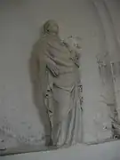 Vierge à l'enfant du XIVe&nbsp;siècle.