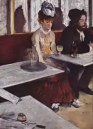 L'Absinthe, 1876Edgar DegasMusée d'Orsay.