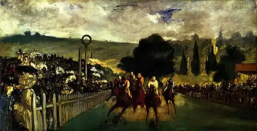 Les Courses à Longchamp, 1867Art Institute of Chicago