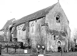 Vue générale de la façade occidentale.