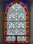 Vitrail du VIIIe&nbsp;siècle.