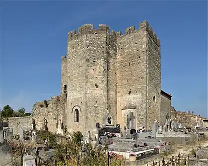 Le chevet fortifié.