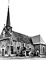 Essé : l'église paroissiale Notre-Dame au début du XXe&nbsp;siècle.
