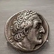 Ptolémée I, tétradrachme d'argent (r. 305-283). Glyptothèque de Munich.