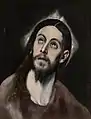 Tête du Christ, par Le Greco, vers 1579-1586.