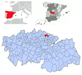 Localisation de El Viso de San Juan