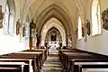 La nef de l'église Saint-Pierre.