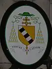 Blason du précédent archevêque de Sens, Mgr&nbsp;Patenôtre.
