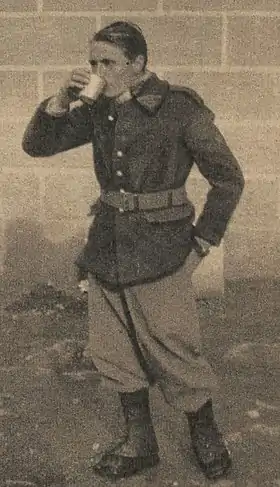 Photo du sélectionneur de l'équipe de France de ski alpin, nommé Émile Allais.