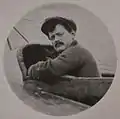 Le pilote Enrico Cobioni en avril 1912.