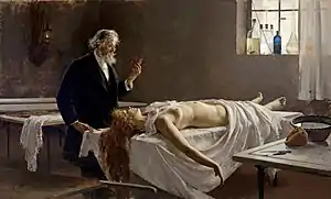 Anatomie du cœur (1890), huile sur toile, 177&nbsp;×&nbsp;291&nbsp;cm, musée de Malaga.