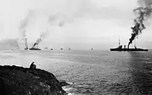 Le SMS Emden à Scapa Flow