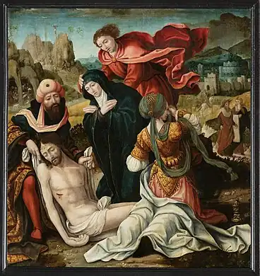 Déposition de Croix,église Saint-Pierre de Chouzé-sur-Loire.