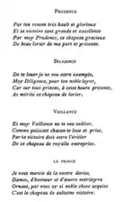 Fin du texte de la première saynète