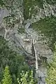 Cascade d'Aiglière, une des plus hautes d'Europe avec 100&nbsp;m de dénivelé.