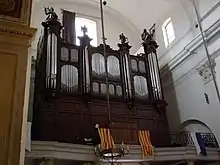 Orgue de St-Pierre de Céret, ou joua Déodat de Séverac.