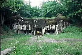 Entrée des munitions de l'ouvrage du Kobenbusch.