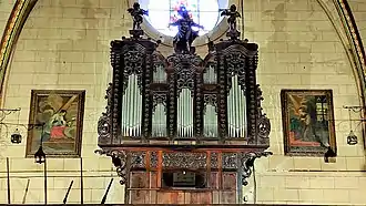 ancienne cathédrale d'Entrevaux 1717